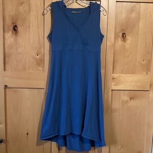 Prana High Low Blue Dress
